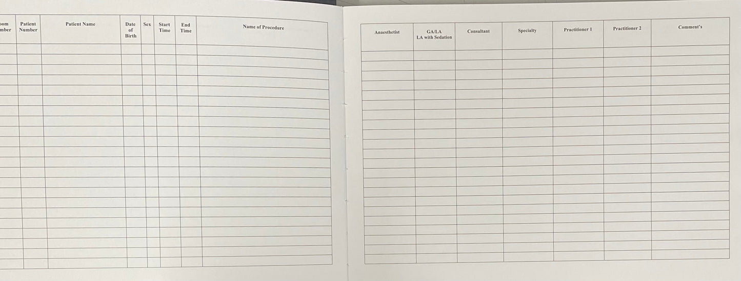 Operating Theatre Register