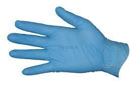 Box of 200 Nitrile Gloves, PPE, Quality Clinical Blue Nitrile Protective Examination Gloves, Size XL extra Large ( PLEASE NOTE THESE ARE BOXES OF 200 NOT JUST 100 )disposable, prevents cross contamination from bacteria and viruses used throughout nhs