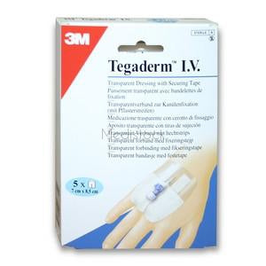 Tegaderm 3m IV dressing 7 x 8.5cm box 100