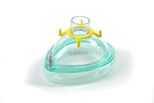 Anaesthetic Face Mask, Size 3: Small Adult, (scented and valve to inflate cuff) 50 Box NHS code FDD5612 1123