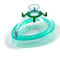 Mask Anaesthetic Face Mask, with valve to inflate or deflate cuff, Size 4 Green Colour Code Size Medium Adult vanilla scent  BOX OF 40, 1124000 FDD1037