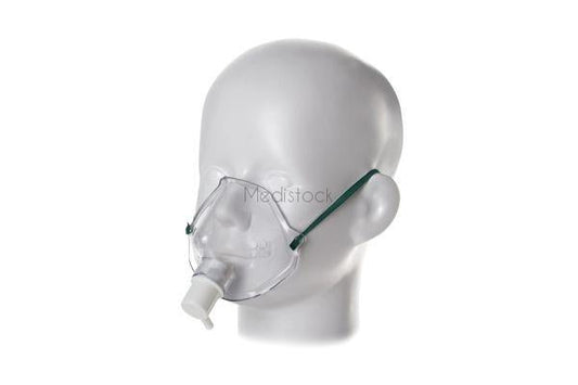 Mask Oxygen, hudson mask, o2 mask, paediatric size - medium concentration, each