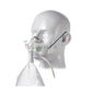 Non Rebreathe 100% oxygen high concentration adult mask with Respi-Check Valve and breathing indicator with bag and oxygen tubing kit, each single unit individually wrapped
