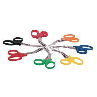 Tough Cut Scissor Shears, Disposable, 4  Pack, 7.5" 19cms approx For First Aid Nurse Paramedic Treatment Room Emergency