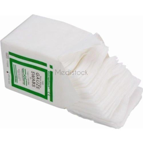 Swab Gauze BPC 12ply 10x10cm Unsterile (Pack of 100)