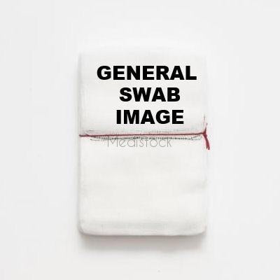 Surgical Swabs 10 x 10 cm sterile swab gauze x-ray detectable XRD (packs of 5s ) 32 ply tied unstitched box 120