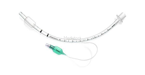 ET Tubes, Cuffed, size 6.0, cuffed high volume low pressure cuffed endotracheal tube, box 10, ID 6.0mm
