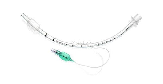 ET Tubes, Cuffed, size 6.0, cuffed high volume low pressure cuffed endotracheal tube, box 10, ID 6.0mm