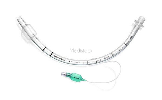 ET Tubes, Cuffed, size 8.5, cuffed high volume low pressure cuffed endotracheal tube, box 10, ID 8.5mm