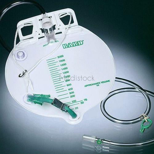 Urine drainage bag with hanger box 10