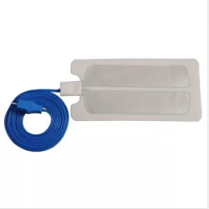 Diathermy Split Plate Lead attached with V/Lab Pin connector Box of 50