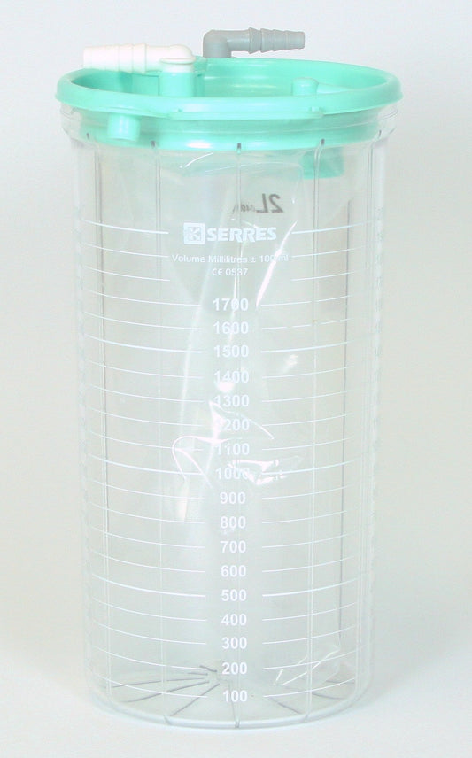 Serres, Suction Liner, Standard, Single Use 2000ml Box of 64