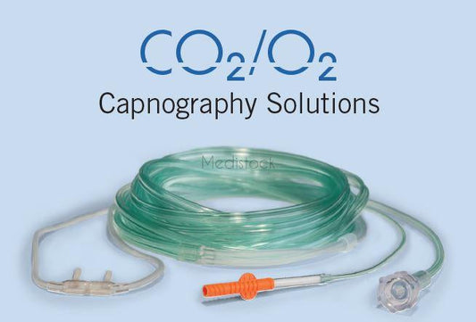 Nasal Cannula Adult CO2/O2 10', 3 Metre length with reflective Luer box 25