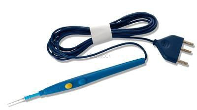 Diathermy pencil finger switch standard blade 3m cable box 50