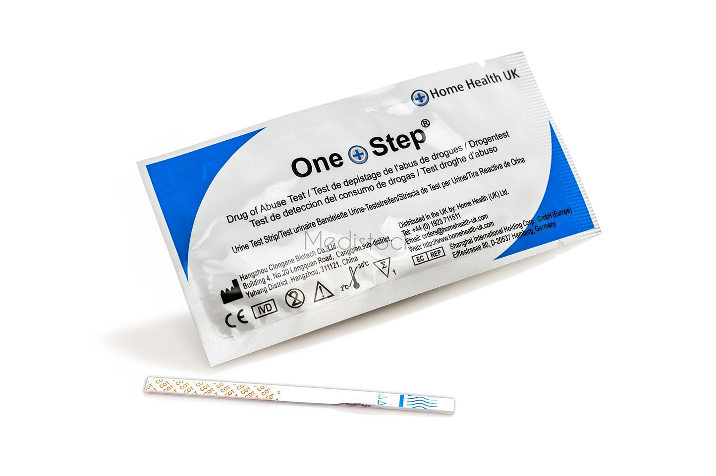 Drug test, one step home health brand 99% accurate, one test strip