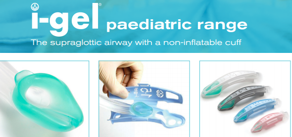 I-Gel Supraglottic Airways Sizes 1, 1.5, 2, 2.5 Set of 4