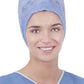 Cluster Keyback Wide-Forehead Surgical Cap with Ties