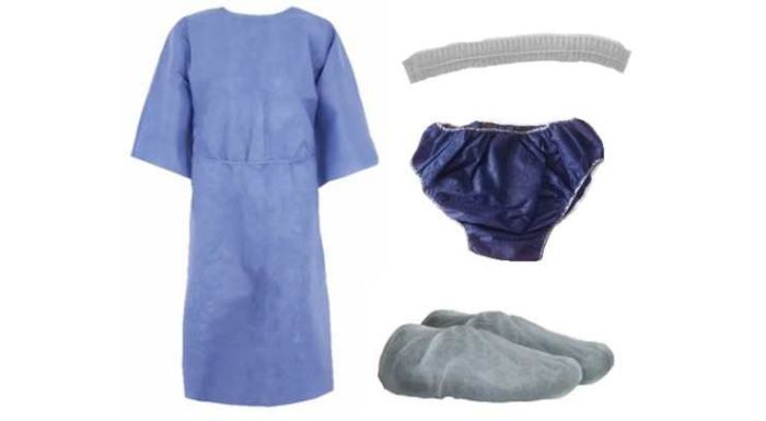 Standard EU Ambulatory Care Patient Kit with Shoe Covers and Underwear