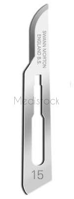 Scalpel Blades Size 15 Swann Morton box 100