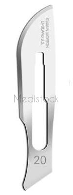 Scalpel Blades Size 20 Swann Morton box 100