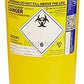 Sharps Bin 5L, Yellow Lid, Each