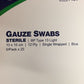 Gauze Blue 10 x10 Sterile Tied 5s single wrap x25 packs