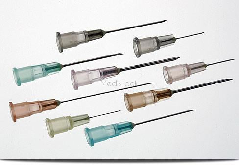 Needle 18 gauge x 1.5"  pink Terumo Hypodermic Sterile (box 100) premium quality brand Terumo used throughout  NHS