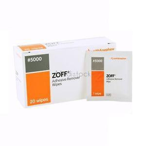 Zoff Plaster Remover Wipes 10 x 20, 200 wipes